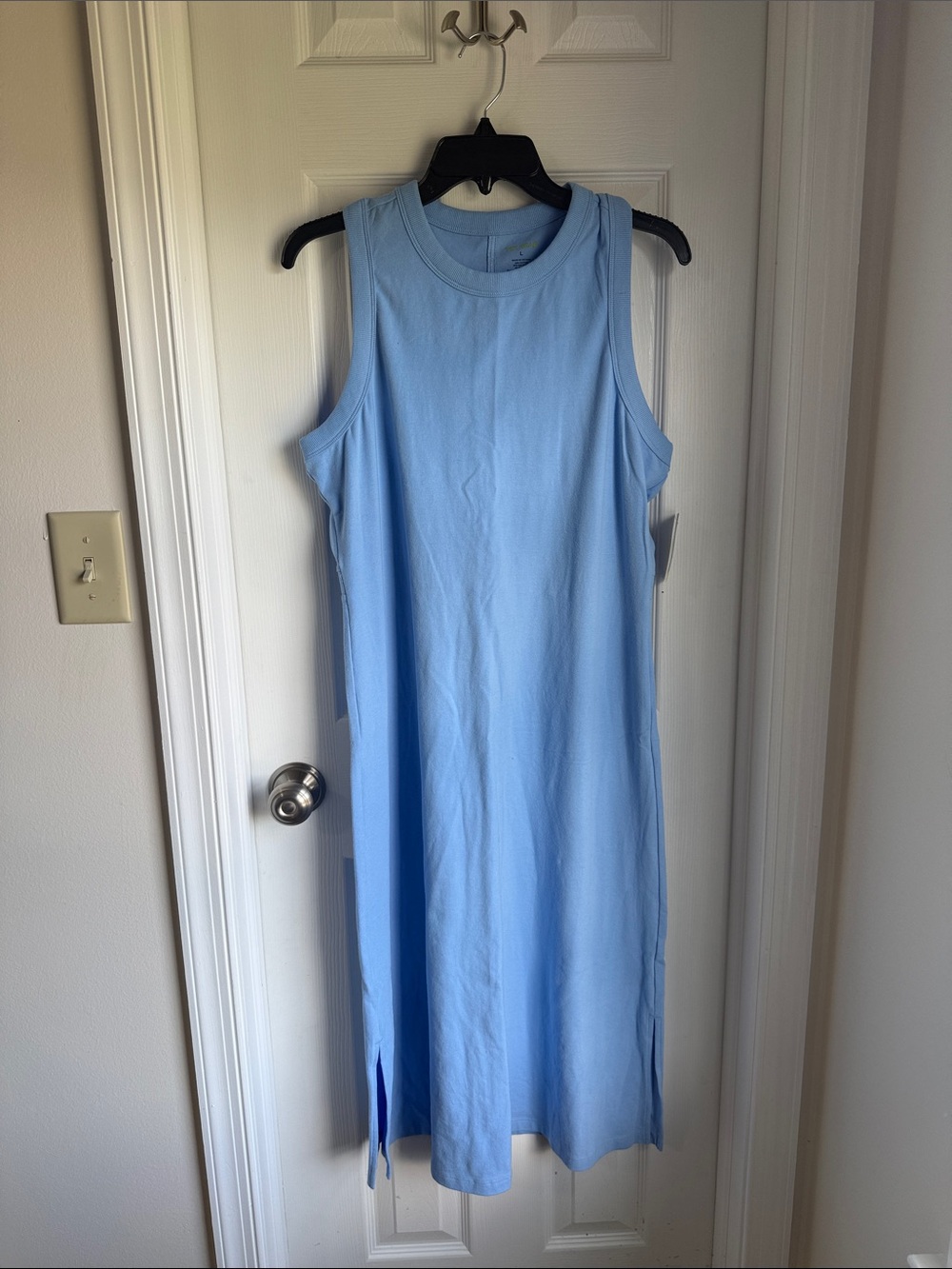 tek gear Light Blue Sleeveless Midi Dress